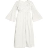 usha - Midi-jurk - Zwart - Korte Mouwen - Boho-inspiratie