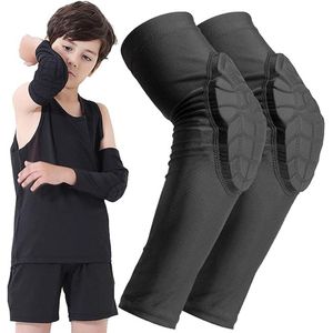 1 Paar - Elleboogbeschermer voor Kinderen van - Elleboogbrace - 9-10 jaar - elleboogbeschermers - Elleboogsteun voor kinderen - uniseks - sportarmwarmers voor kinderen - zachte sportarmbeschermer