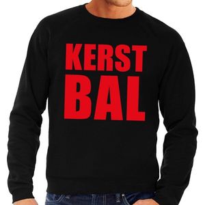 Foute kersttrui / sweater Kerst Bal zwart voor heren - Kersttruien XL