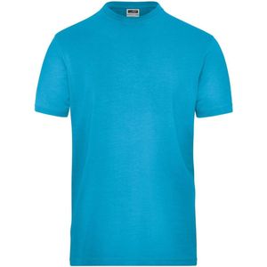 James and Nicholson Heren Organisch Katoenen Stretch T-Shirt (Turquoise)