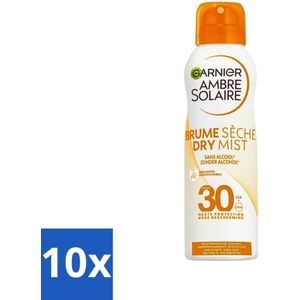 Garnier - Ambre Solaire - Mist Spray - Dry Protect - SPF 30 - 200 ml - Bulkverpakking - 10 stuks