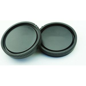 Achterdop+Bodydop (2 stuk): Sony NEX of FE mount camera lens
