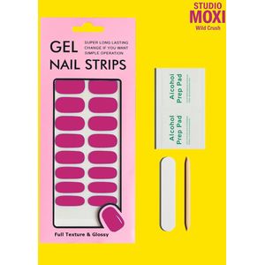 STUDIO MOXI - Wild Crush – Gel Nail Strips | 22 wraps + Nagelvijl - Nagels - Nepnagels - Manicure - Strips
