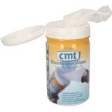 CMT - Desinfectiedoekjes - Pot à 200 Stuks - Non Woven Doeken Doordrenkt met 80% Ethanol