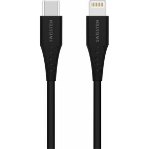 Swissten Kevlar USB-C naar Lightning kabel voor – iPhone oplader – 1 M – Zwart