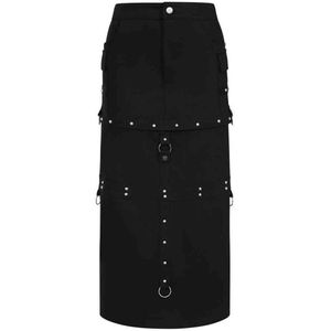 Banned - Lazaria Lange rok - XS - Zwart