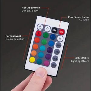 Lichtbalk usb met 12 kleuren, sfeerverlichting