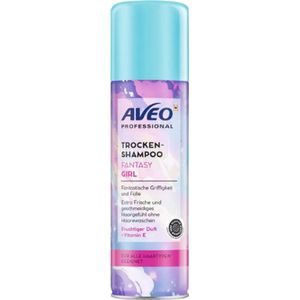 Droogshampoo Fantasy Girl AVEO | 1x 200 ml | Vegan Droogshampoo met Fruitige geur - Droogshampoo Vitamine E - Voor alle haartypes