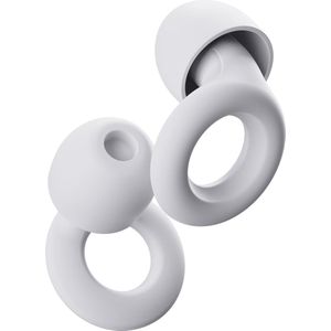 Duurzaam&Mi - Oordoppen - Wit - Oordopjes - Gehoorbescherming - Siliconen - Slaap - geluidsgevoeligheid - 8 dopjes in XS/S/M/L - SNR 24dB & NRR 14 demping
