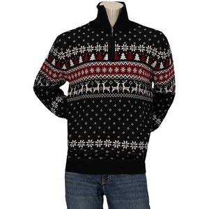 Morethansocks - Foute kersttrui heren - Skipper trui - Grijs - kerstrui heren - kersttruien - kerst trui - kerstcadeau