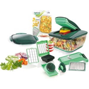 Mandoline Groentesnijder en Hakmolen voor Uien en Groenten in het Groen