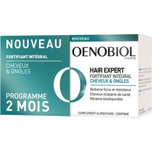 Oenobiol Hair Expert Integral Strengthener Haar & Nagels Set van 2 x 60 Tabletten