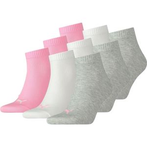 SOKKEN 9 paar Puma unisex kwartsokken, sneakers maat. 35 - 49 voor dames- en herensokken