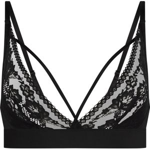 Hunkemöller Dames Lingerie Bralette Remi - Zwart - maat XS