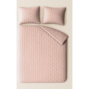 Microvezel Dekbedovertrekset Rabbit Bubble - Oud Roze - 200x220 + 2*60x70 cm