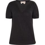 usha - Gebreide Trui - V-Ausschnitt - Katoenmix