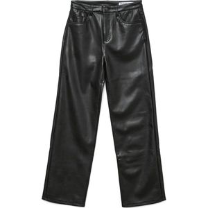 Vero Moda - Tessa Wide Pl - Hoge Taille Broek - Wijde Pijpen