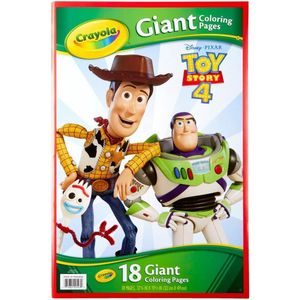 Crayola - Toy Story 4 - Grote Kleurplaten - 18 stuks