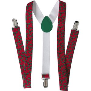 3BMT® Kerst Bretels Heren - Rood - Groen - Bretels voor je Kerstoutfit