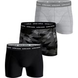 Björn Borg - Heren Onderbroeken 3-Pack Boxers Shadeline Camo Grey - Grijs - Maat XS