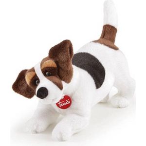Trudi - Classic Hond Jack Russel Jack (M-22926) - Pluche knuffel - Ca. 23 cm (Maat M) - Geschikt voor jongens en meisjes - Wit/Bruin