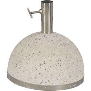 Parasolstandaard Granito 115 kg Ø255 cm Wit - Robuust ontwerp met waterafvoer - Esschert Design
