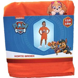 Nickelodeon Paw Patrol - Korte Broek - Maat 116/122 - Oranje - Meisjes