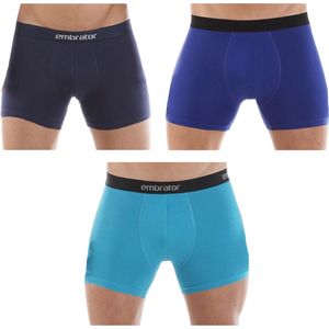 Embrator mannen Boxershort 3-stuks blauw mix maat 4XL