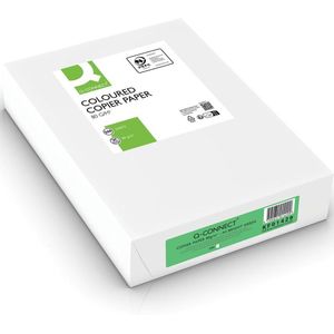 Q-CONNECT - Gekleurd Kopieerpapier - Felgroen - A4 - Pak van 500 Vel