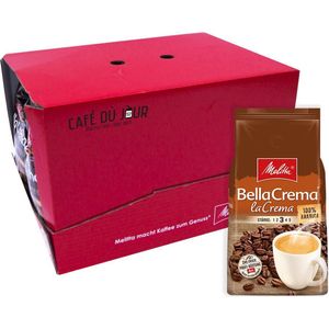 Melitta BellaCrema La Crema 8 x 1kg koffiebonen
