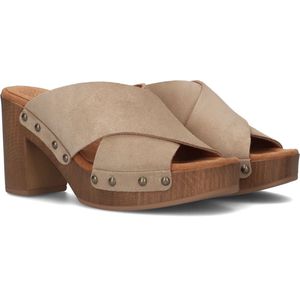 Unisa - Tapia - Muiltjes - Beige - Suède