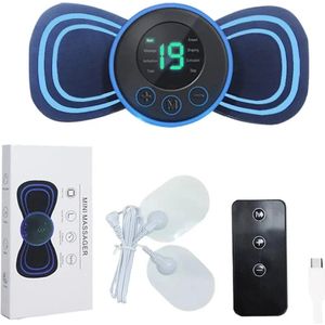 Nekmassager - Draagbare Elektrische Intelligente Patch - 6 Pads - Afstandsbediening