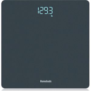 Digitale Personenweegschaal met LED Display - Nauwkeurige Weegschaal tot 180 kg - Blauw