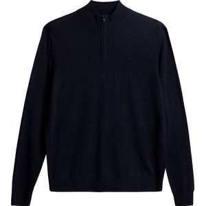 J.Lindeberg Heren Kiyan Quarter Zip Sweater Navy