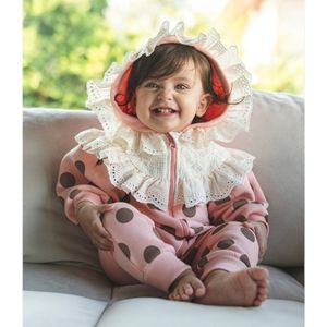 Cumino Baby jumpsuit met capuchon 12-18 / 80 Roze