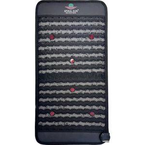 Spiral Sun - PEMF Mat Compact - 100 x 50 cm - Infrarood Lichttherapie Mat - PEMF Mat met Edelstenen - Frequentiebereik 1-30 Hz - CE Gecertificeerd - Compact en Draagbaar