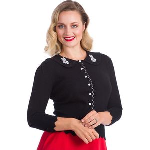 Dancing Days Cardigan -L- BUNNY HOP KNIT Zwart