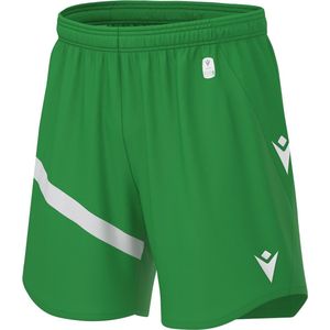 Macron Shen Eco Short Heren - Groen / Wit | Maat: 3XL