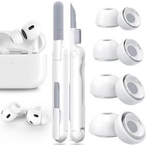 Vervangende Oortips voor AirPods Pro met Schoonmaakset - Siliconen Oortips met Geluidsreductie