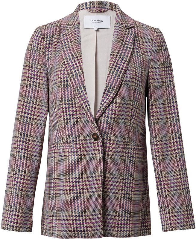 comma casual identity Blazers  duifblauw / donkergeel / donkerroze / zwart