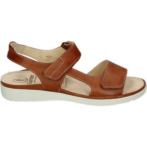 Ganter 200181 GINA - Platte sandalenDames SandalenPopulaire damesschoenen - Kleur: Cognac - Maat: 40