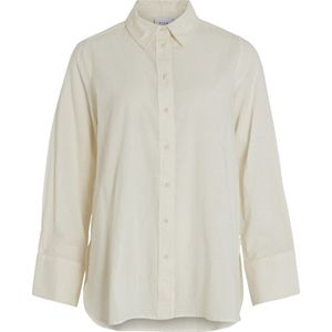 Vila Blouse Vilinaja Button L/s Shirt - Noos 14089271 Egret Dames Maat - W40