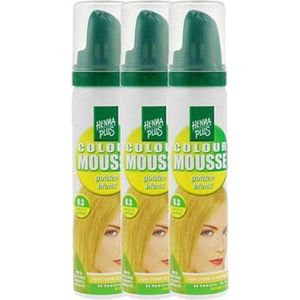 Hennaplus Colour Mousse 8.3 Goudblond Voordeelverpakking