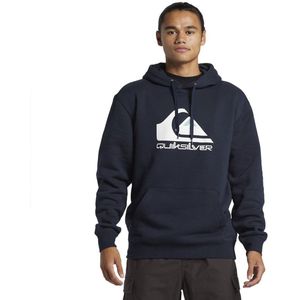 Grote Logo - Pullover Hoodie - Groen - Katoen Polyester Mix