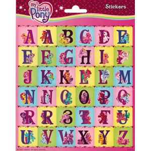 My Little Pony Stickers Letters