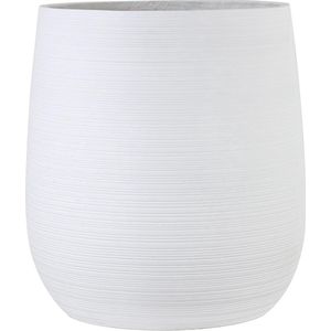 Extra Grote Plant Pot Patroon - Bloempot - Off White - XL - H 50cm D 45cm