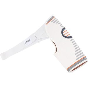U Fit One Compressie Schouder Brace - Verstelbare Schouderbandage - Unisex - Orthopedische Schouderbrace - Wit - L/XL