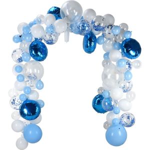 Bouw je Eigen Ballonnenboog Set Blauw, 120dlg.