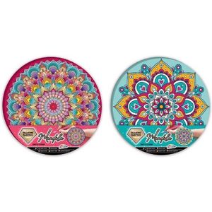 Grafix Diamond Painting Mandala canvas Ø30cm vanaf 8 jaar (Groen)