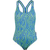 BECO zebra vibes badpak - B-cup - blauw/groen - maat 34